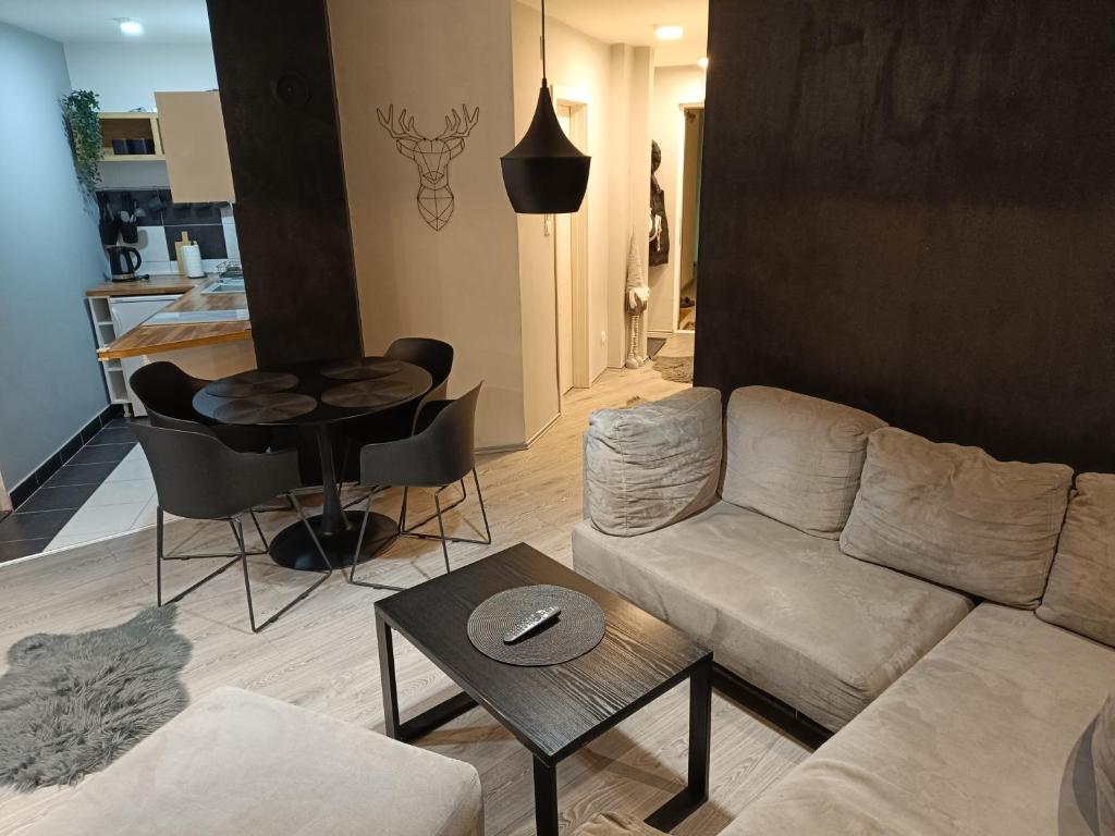 Posezení v ubytování Apartment Triangle