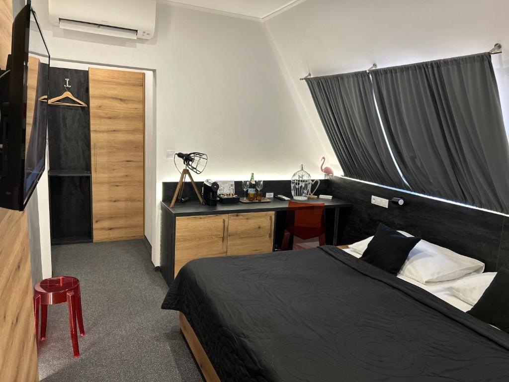 Postel nebo postele na pokoji v ubytování Hotel 14Dveří