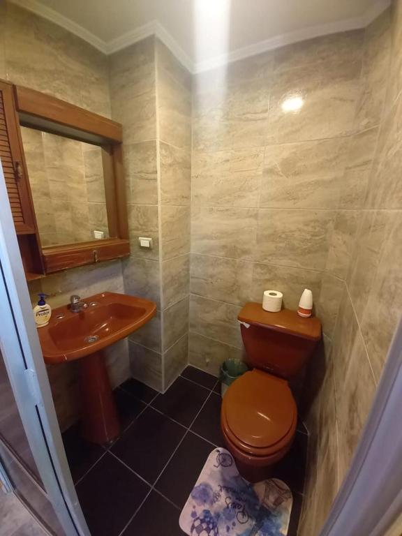 Uma casa de banho em Beolmuelodge