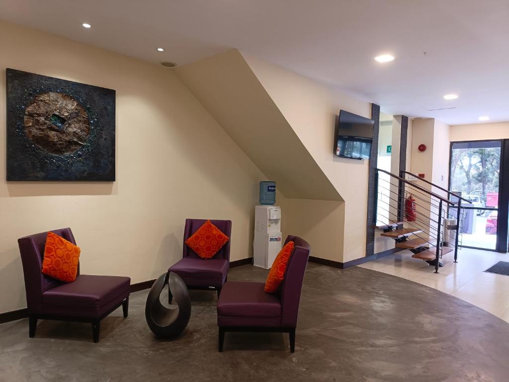 Posezení v ubytování Kino Hotel