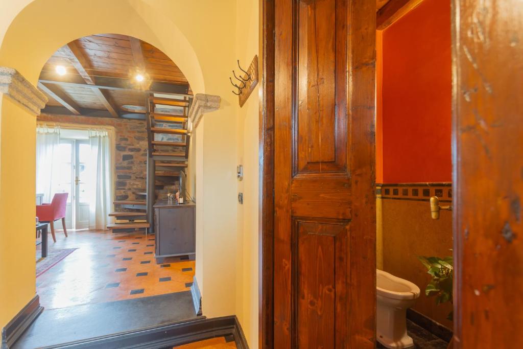 Kúpeľňa v ubytovaní Casa Giovio Elengant loft in historical building