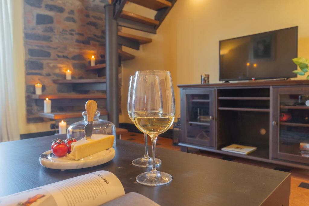 Nápoje v ubytovaní Casa Giovio Elengant loft in historical building