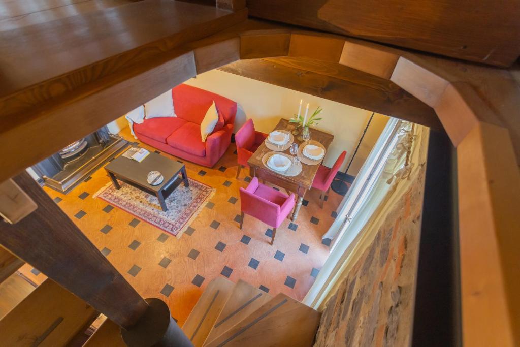 Posedenie v ubytovaní Casa Giovio Elengant loft in historical building