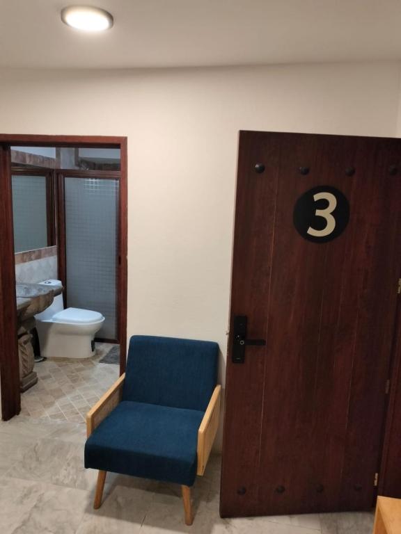 Koupelna v ubytování CHOLULA SUITES