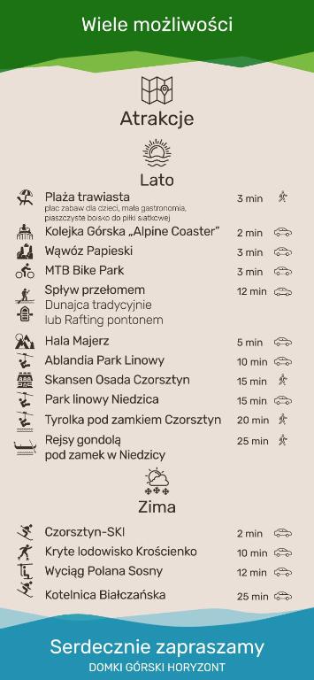 Fotografie z fotogalerie ubytování Górski Horyzont - domki nad jeziorem z widokiem na Tatry v destinaci Kluszkowce