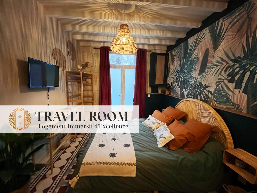 Travel Room Bordeaux : Amazo'nid : غرفة فندق بسرير في غرفة