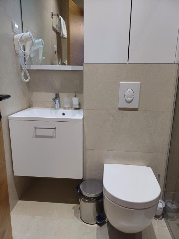 Koupelna v ubytování Apart Hotel Zlatni Javor, Apartment 410