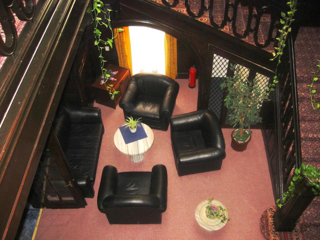 Istumisnurk majutusasutuses Hotel Zámeček
