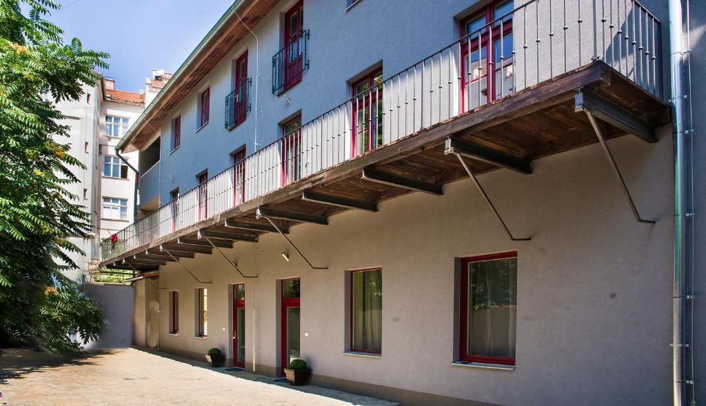 Budynek, w którym mieści się hotel