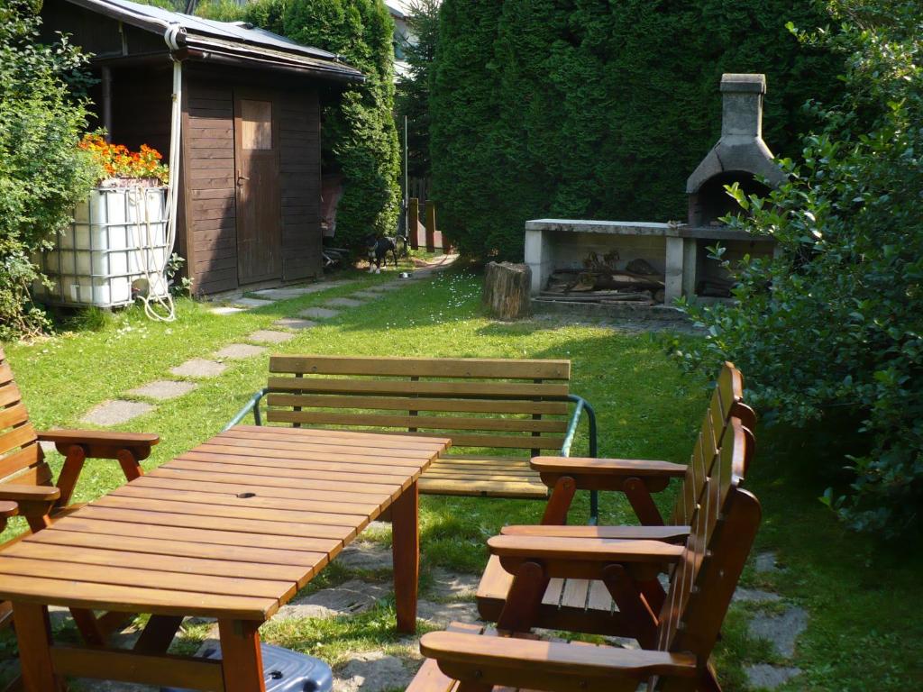 Ogród w obiekcie Ubytování Zmatlíková