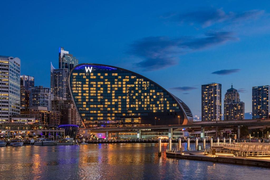 Nespecifikovaný výhled na destinaci Sydney nebo výhled na město při pohledu z hotelu