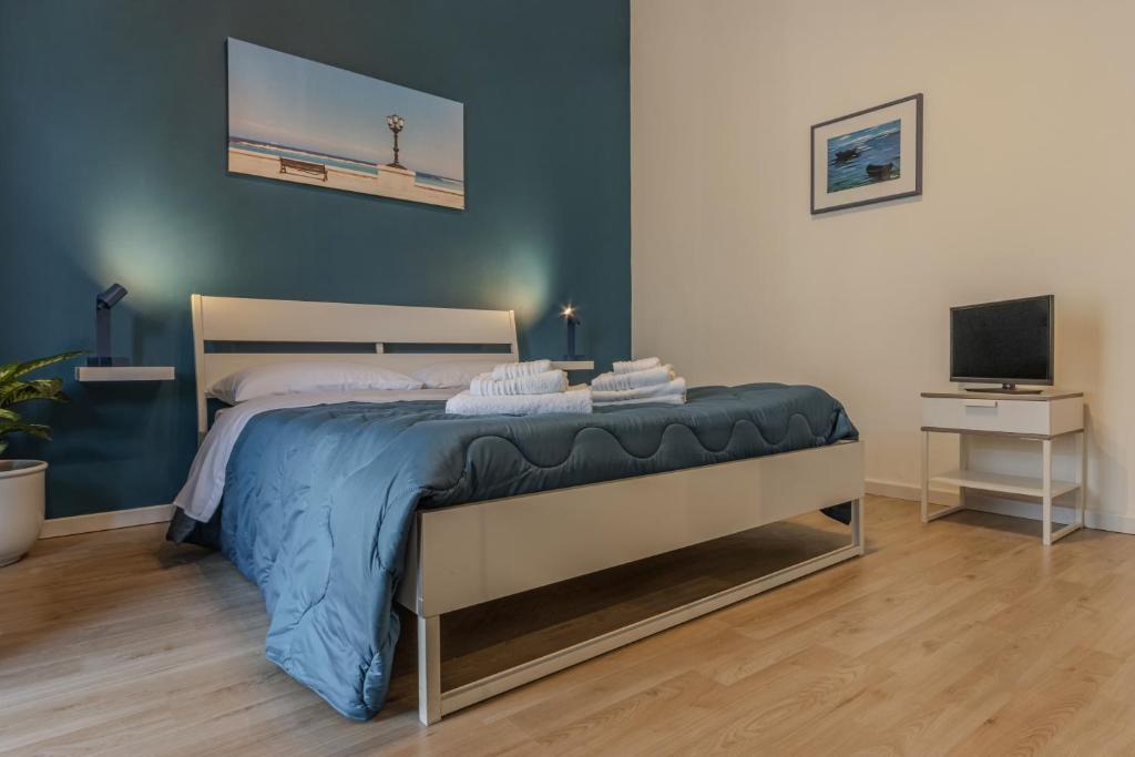 Postel nebo postele na pokoji v ubytování Eritrean Terrace