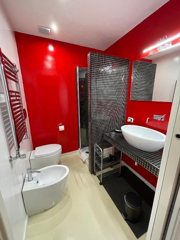 Koupelna v ubytování B&B Elia's