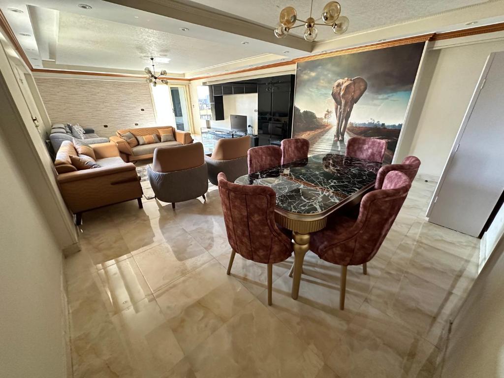Posezení v ubytování King Palace Master Rooms