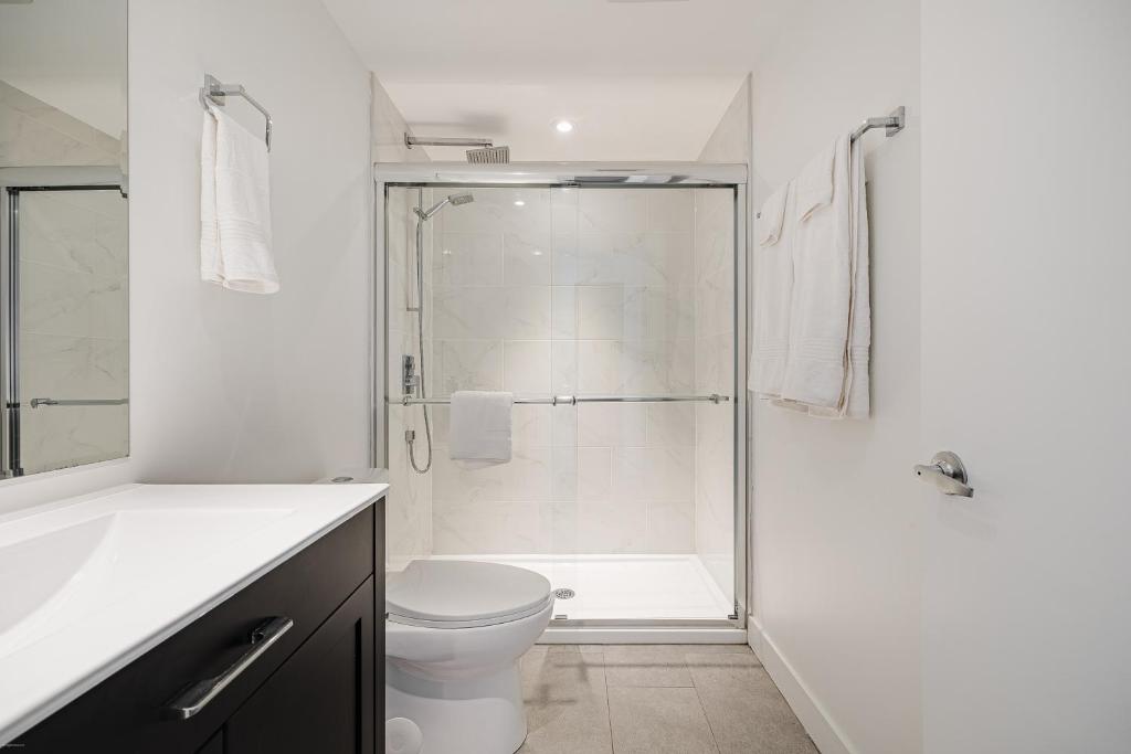 Koupelna v ubytování Westview Luxury Suites