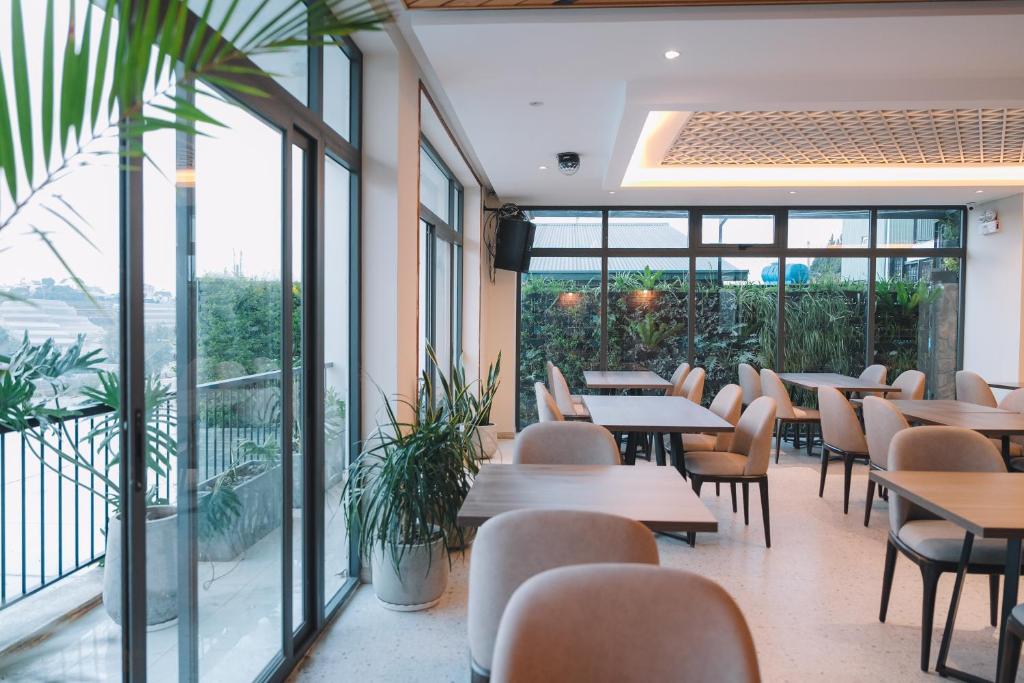Posezení v ubytování Canary Dalat Hotel