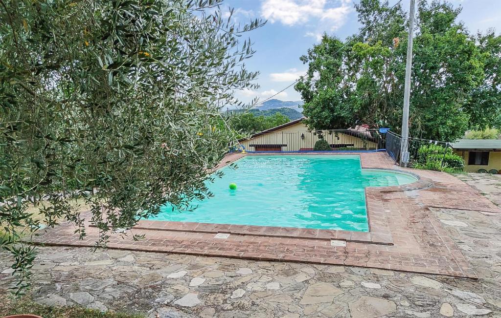 een zwembad met een tennisbal in het water bij Awesome Home In Morlesco With Wifi in Morleschio