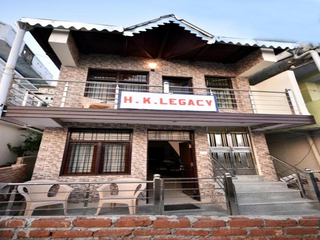 a building with a sign that reads m k leeway at Hotel H. K. Legacy Nainital in Nainital