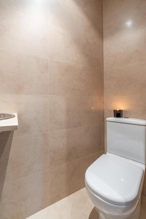 Kúpeľňa v ubytovaní tuGuest Hermosa Apartment