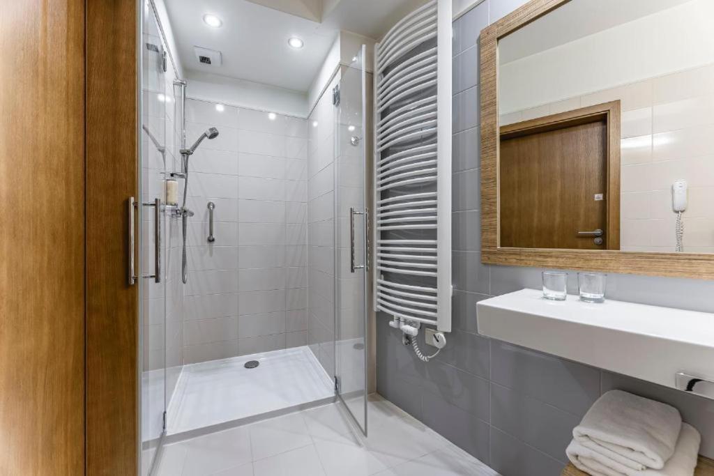 Kúpeľňa v ubytovaní Hotel Wieniawski