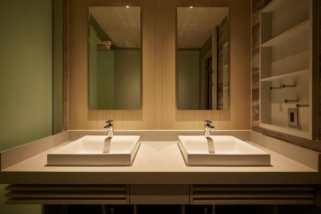 Koupelna v ubytování ALFIT HOTEL & BAR AKASAKA
