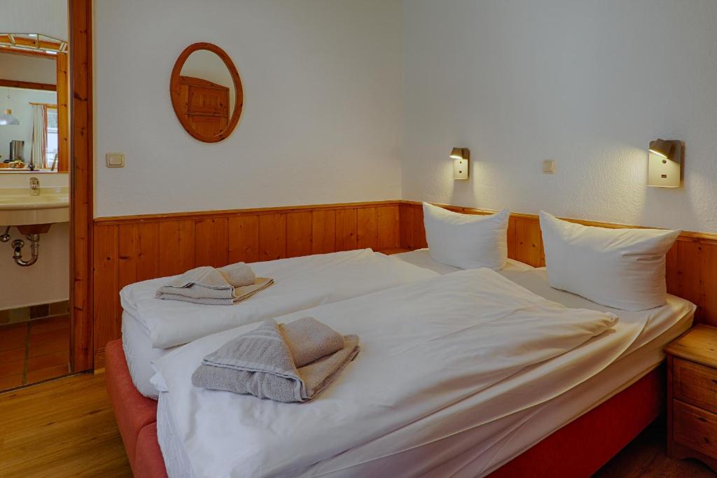 Postel nebo postele na pokoji v ubytování Meeressterne Ferienresort Damerow