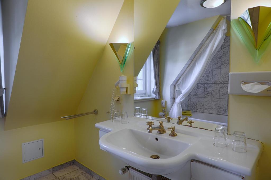 Koupelna v ubytování Meeressterne Ferienresort Damerow