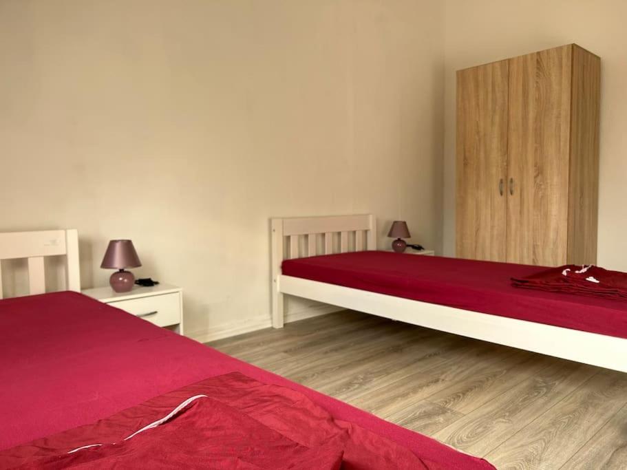 Ein Bett oder Betten in einem Zimmer der Unterkunft Monteur-Suite ,Appartement AVD 7