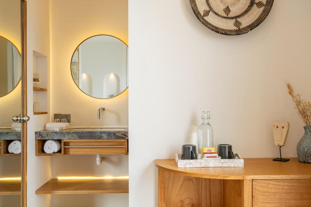 Koupelna v ubytování Mysa Boutique Hotel