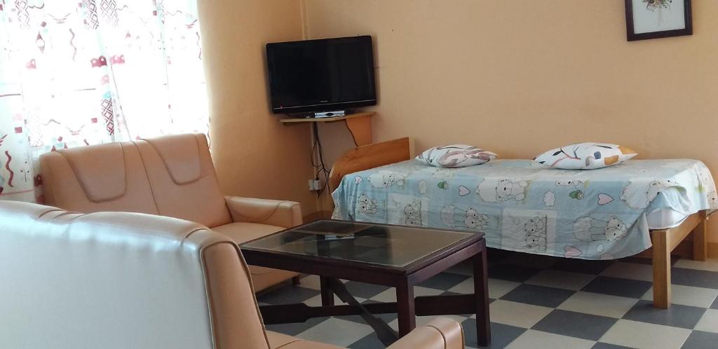 Postel nebo postele na pokoji v ubytování Flamengo