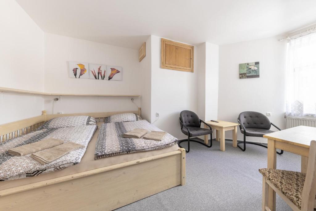 Posezení v ubytování Hotel Pivovar Polička