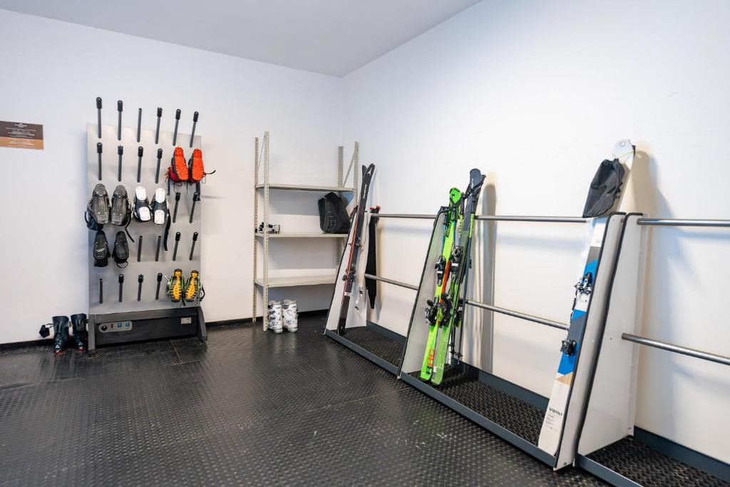 Fitness centrum a/nebo fitness zařízení v ubytování Penzión JANÍK JASNÁ
