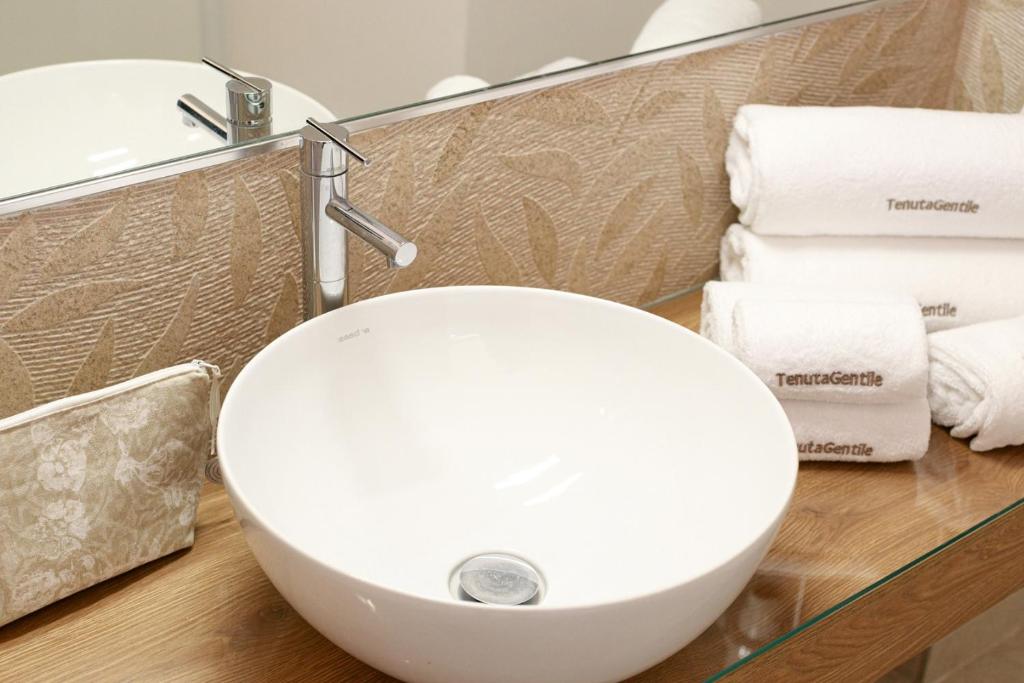Koupelna v ubytování VILLA GENTILE RESORT E SPA