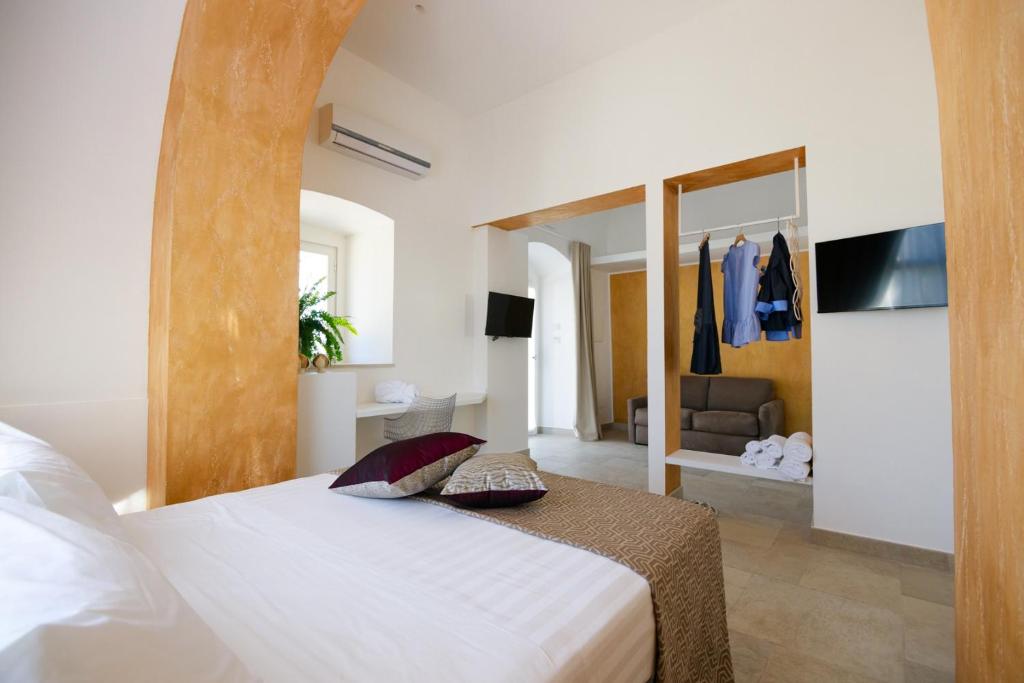 Postel nebo postele na pokoji v ubytování VILLA GENTILE RESORT E SPA