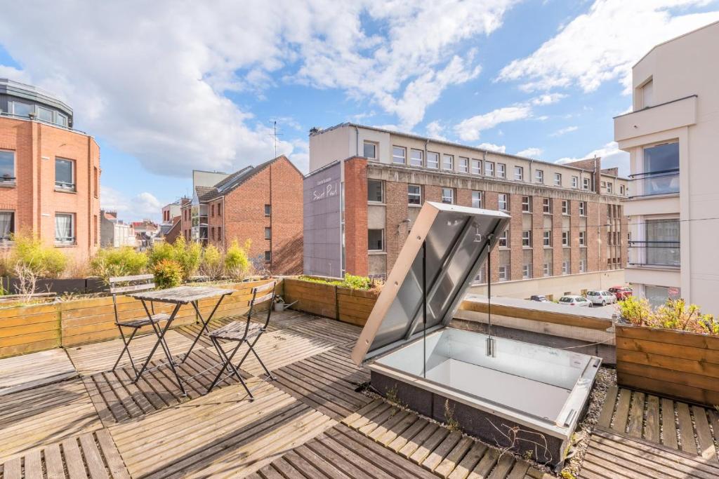 Budova, v ktorej sa apartmán nachádza