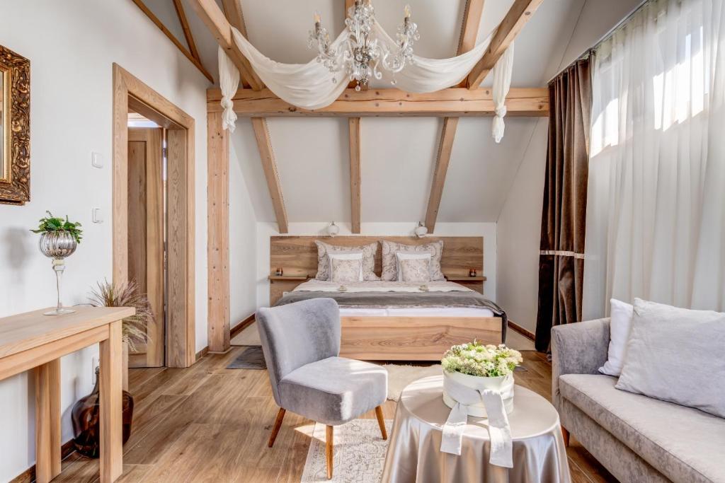Część wypoczynkowa w obiekcie Wellness apartmány Český ráj & Biokolna
