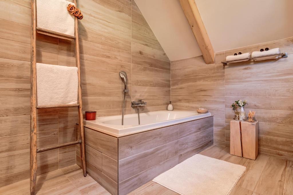 Łazienka w obiekcie Wellness apartmány Český ráj & Biokolna