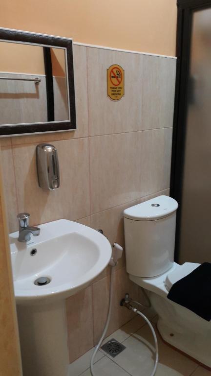 Koupelna v ubytování HOTEL BNL