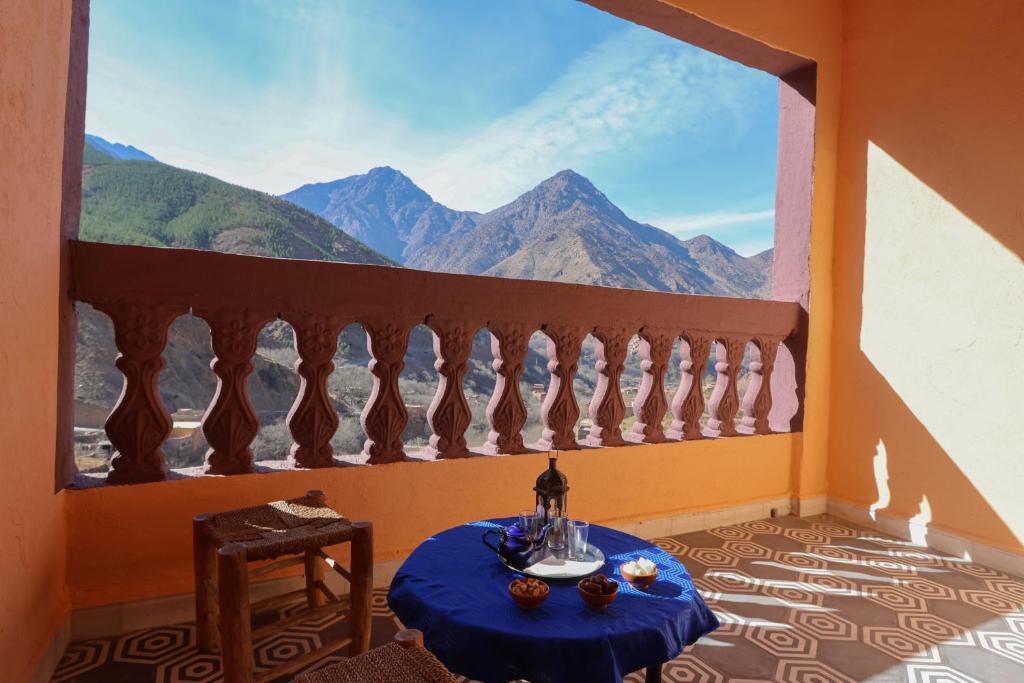 Nespecifikovaný výhled na hory nebo výhled na hory při pohledu z bed and breakfast