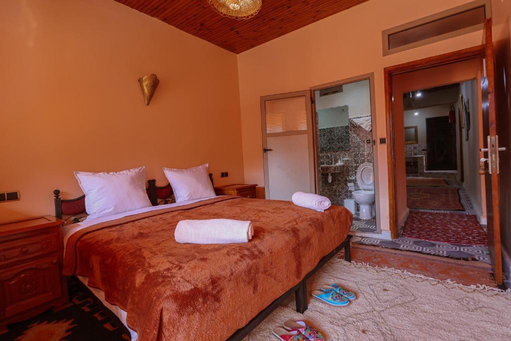 Postel nebo postele na pokoji v ubytování Tamatert Guest House
