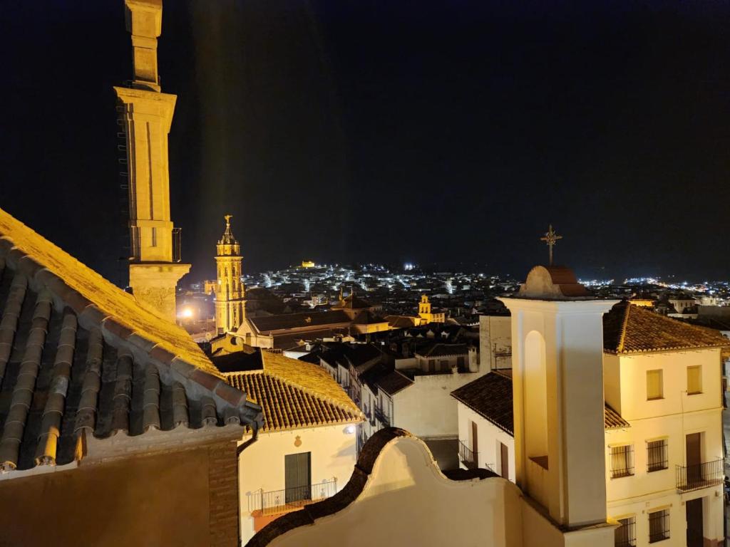 Widok na miasto Antequera z tego domu wakacyjnego
