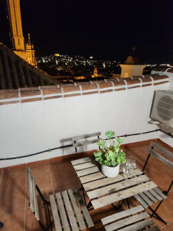 Balkon lub taras w obiekcie Casa Puerta de la Alcazaba Antequera
