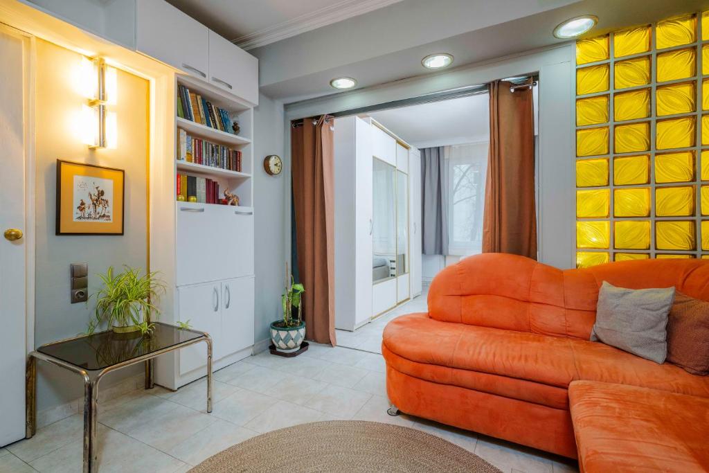 Кът за сядане в Cozy Apartment near Vitosha Street