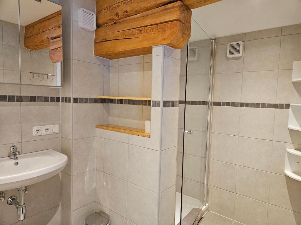 Koupelna v ubytování Gasthof Pension Kohlplatzl