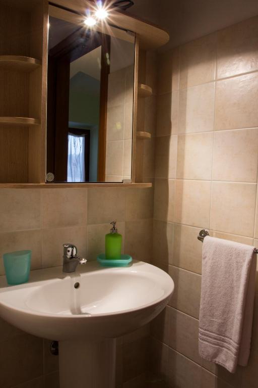 Koupelna v ubytování Agriturismo Isorella