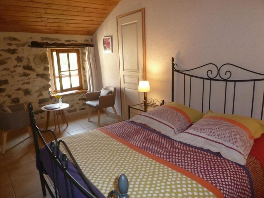 Le Moulin de Drapras - Chambre Double Avec Vue Sur Jardin