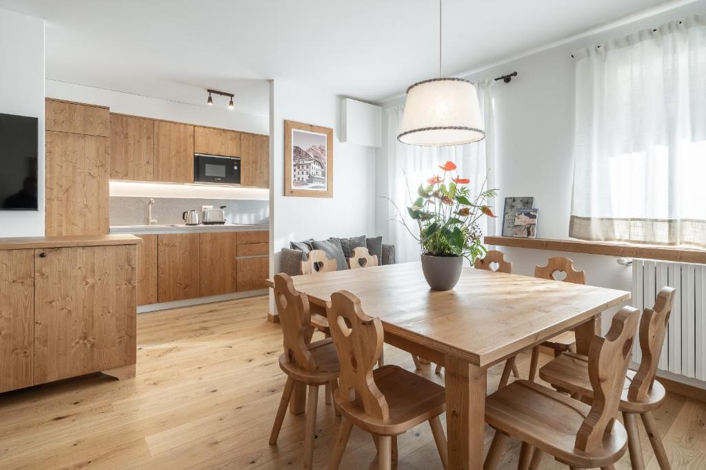 Kuchyň nebo kuchyňský kout v ubytování Chalet Falorie