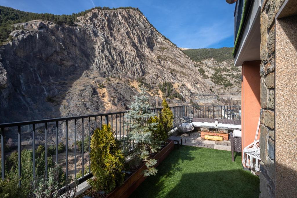 Nespecifikovaný výhled na hory nebo výhled na hory při pohledu z apartmánu
