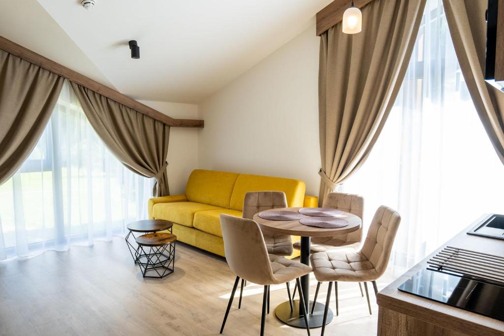 Posezení v ubytování Apartmány Hájenka Oravice