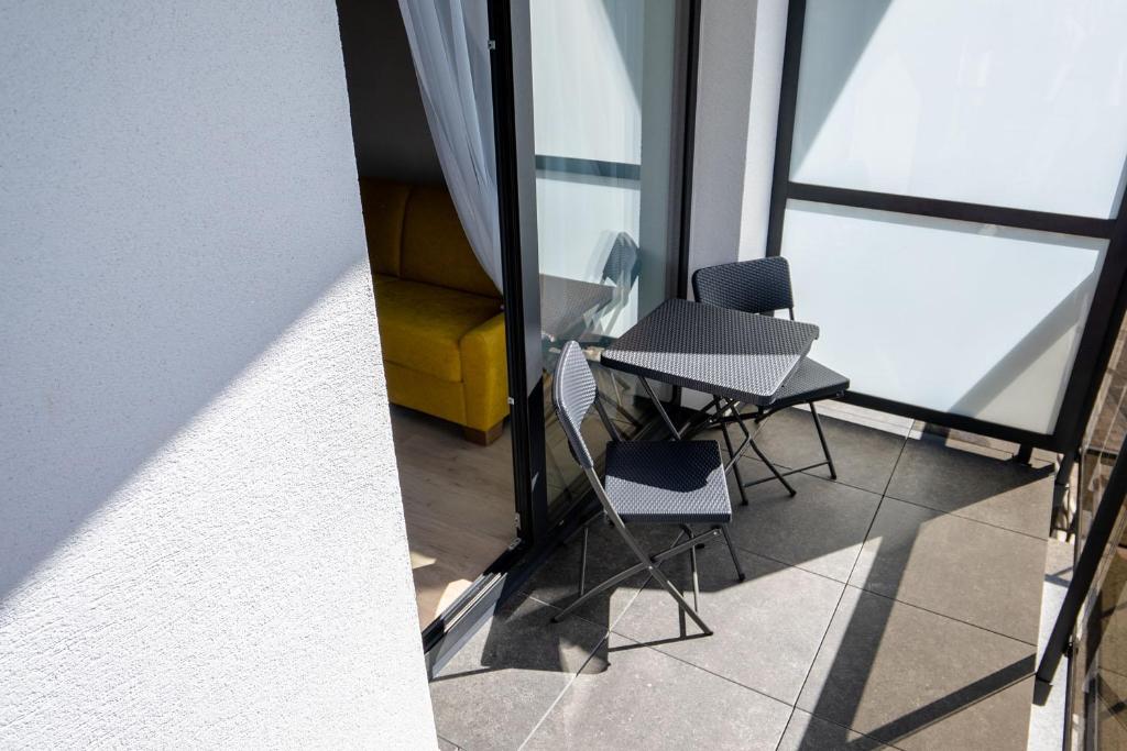 Balkón nebo terasa v ubytování Apartmány Hájenka Oravice